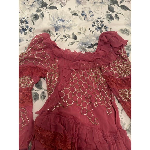 Loveshackfancy Angora Dress In Wild Rose - Picture 5 of 10